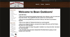 Desktop Screenshot of beanoutdoors.com